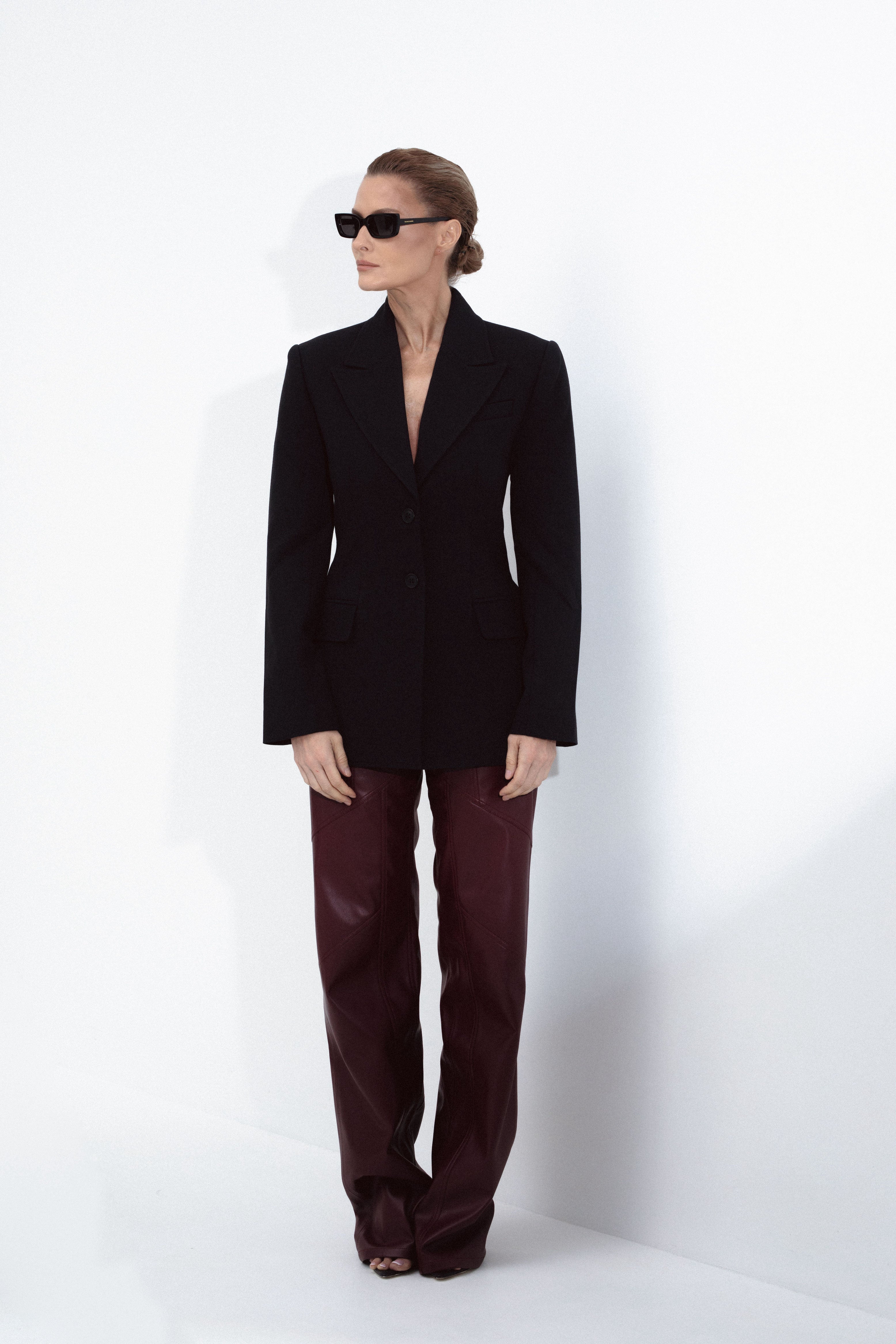 【ROMANTIC CROWN】23SS★ STITCH COTTON BLAZER Corset Stitch Blazer – TATA LA