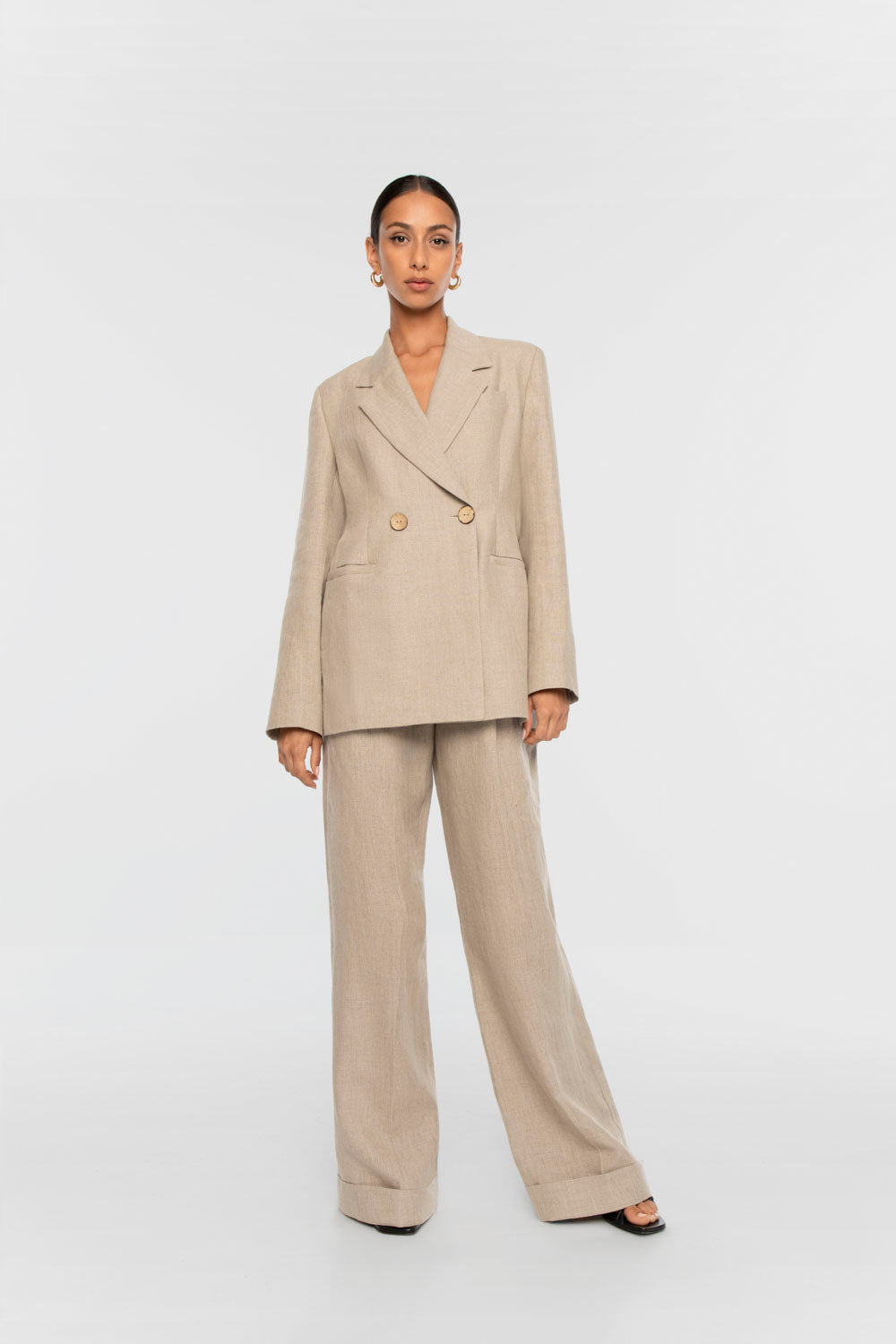 Topshop blazer discount with linen