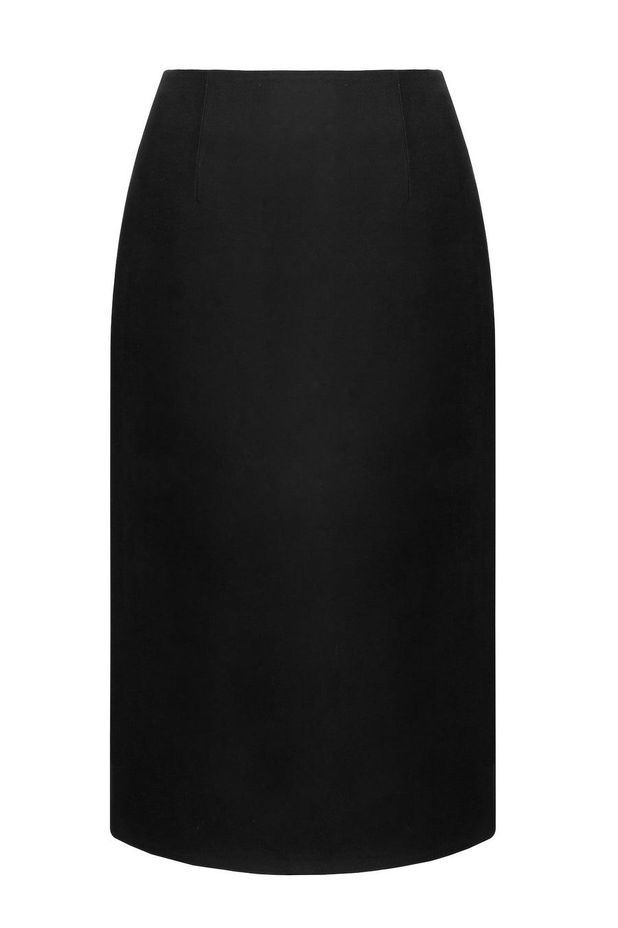 HIGH SLIT MIDI SKIRT