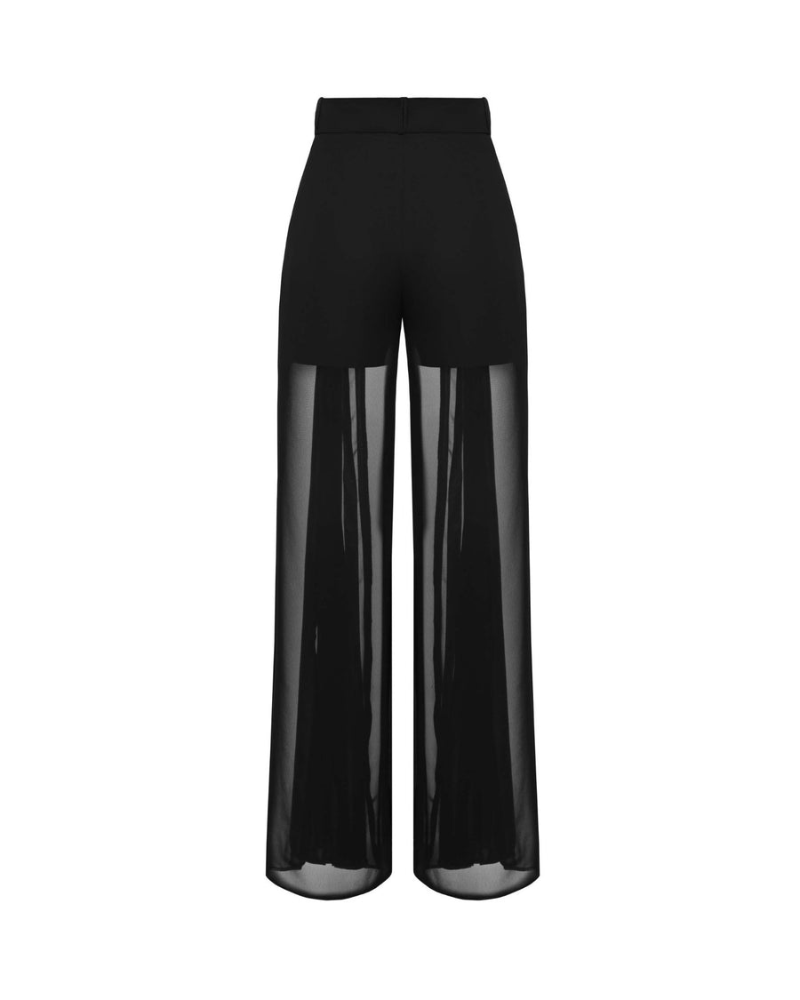 Chiffon Pleated Pants