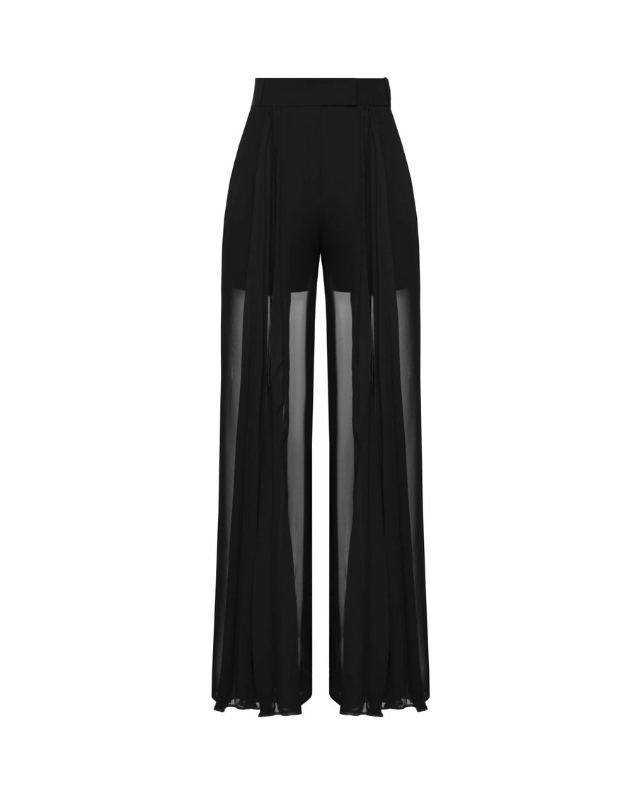 Chiffon Pleated Pants