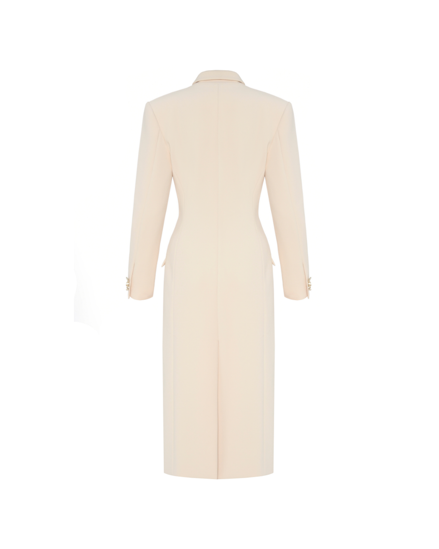 Suit Dress in Beige