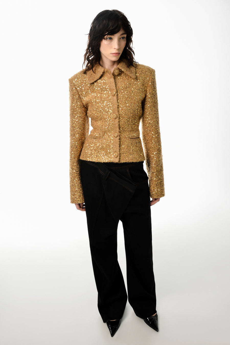 Golden Tweed Jacket
