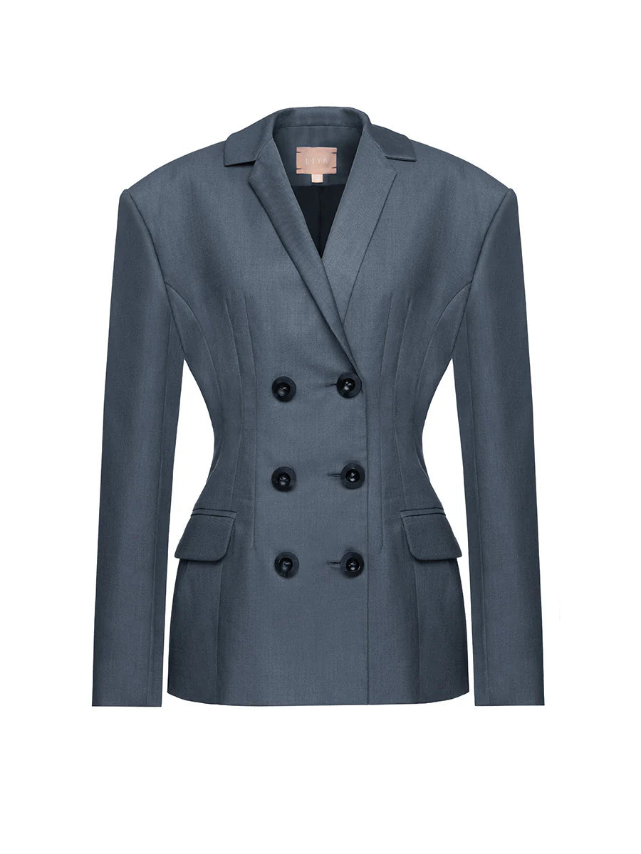 DOUBLE-BREASTED BLAZER