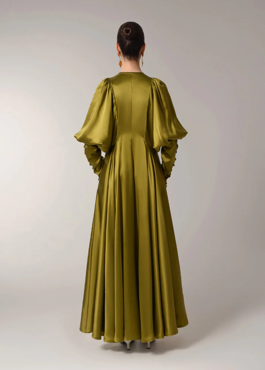 khaki silk dress Buy Friends Like These Khaki Green Hardware Detail Satin Midi Dress from Next USA
