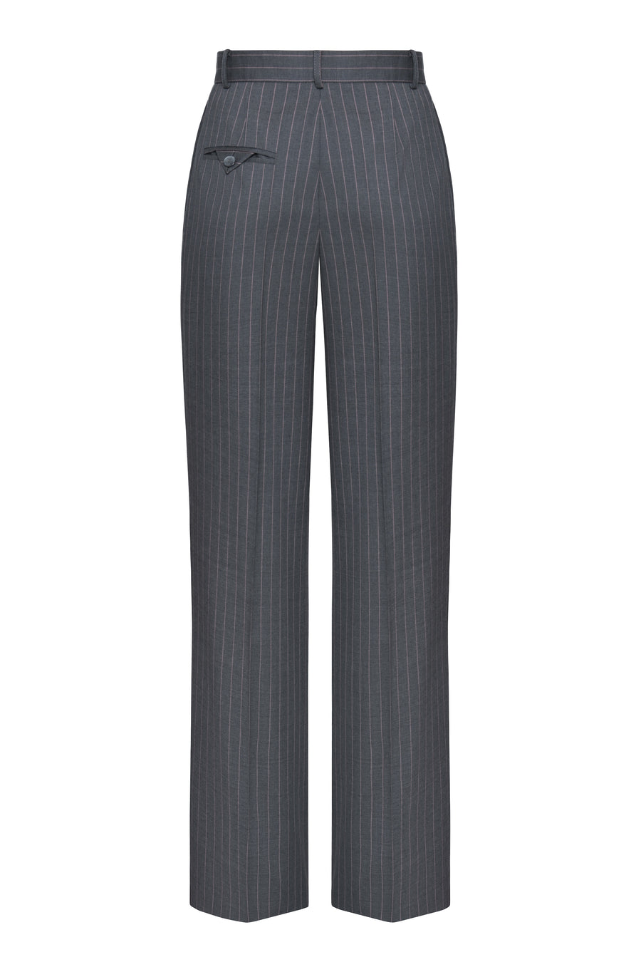 STRAIGHT LEG PINSTRIPE TROUSERS