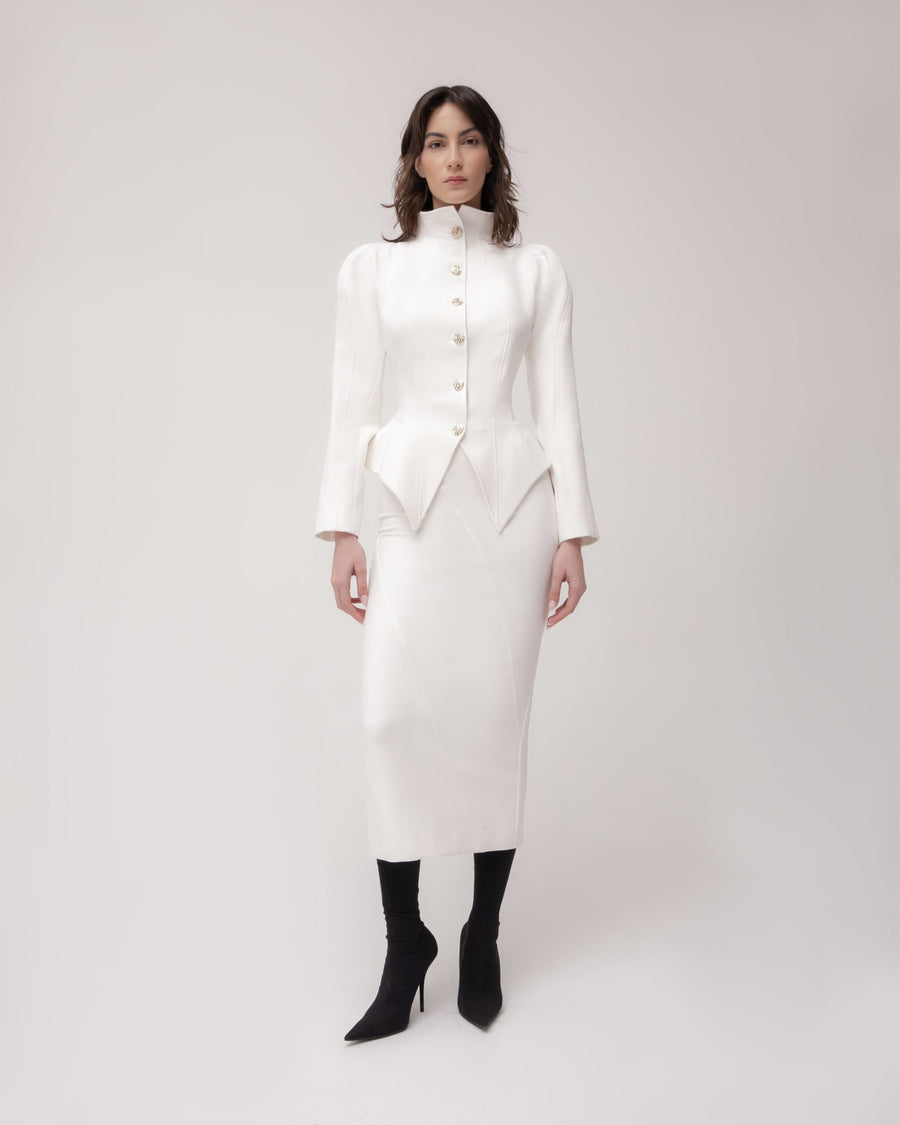 Carla Skirt in White