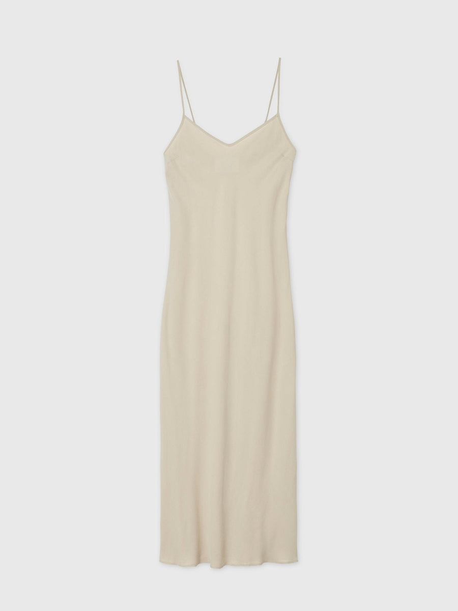 Cupro Bias Slip Dress - dāl the label-XS