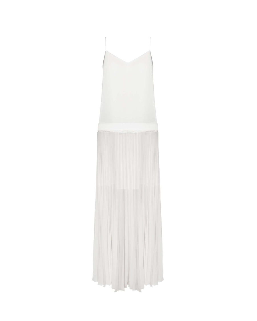 White Maxi Dress with Chiffon Cape – TATA LA White Maxi Dress with Chiffon Cape – TATA LA