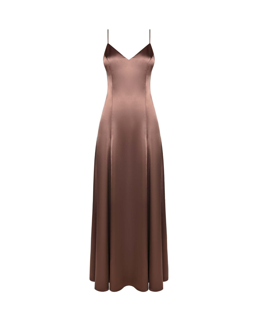 Brown Slip Dress