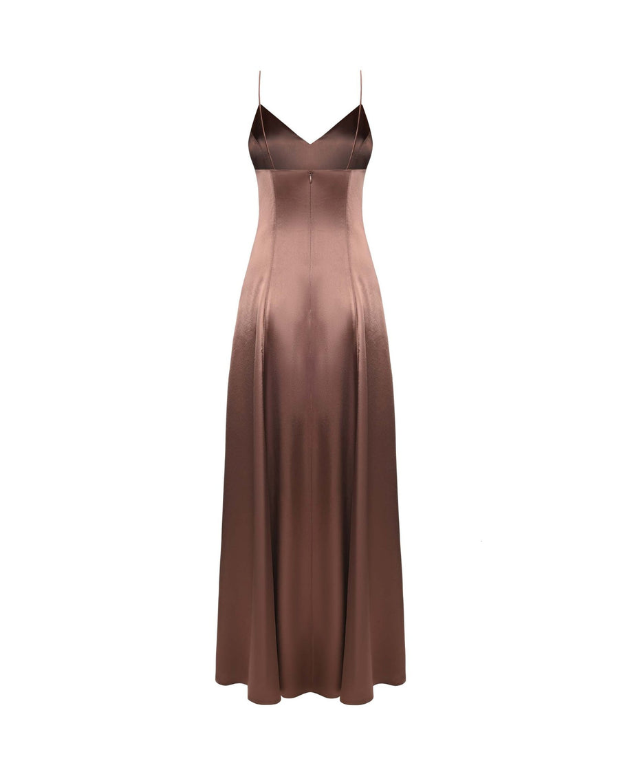 Brown Slip Dress