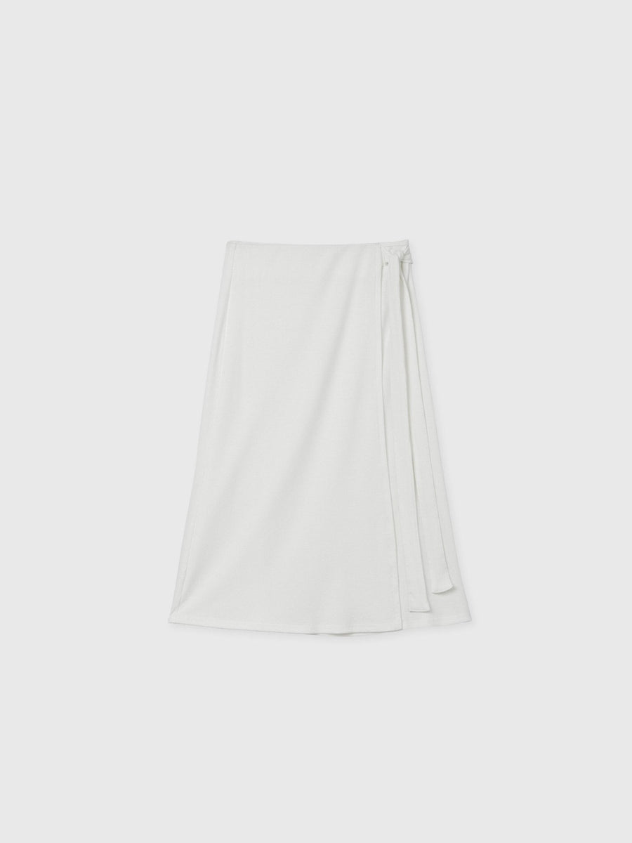 Modal Rib Knit Wrap Skirt - dāl the label-XS