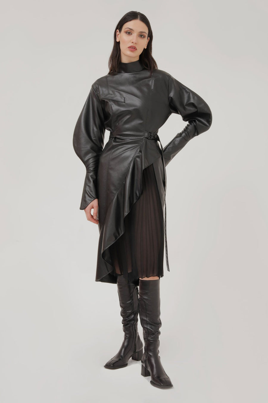 Jovanna Leather Dress