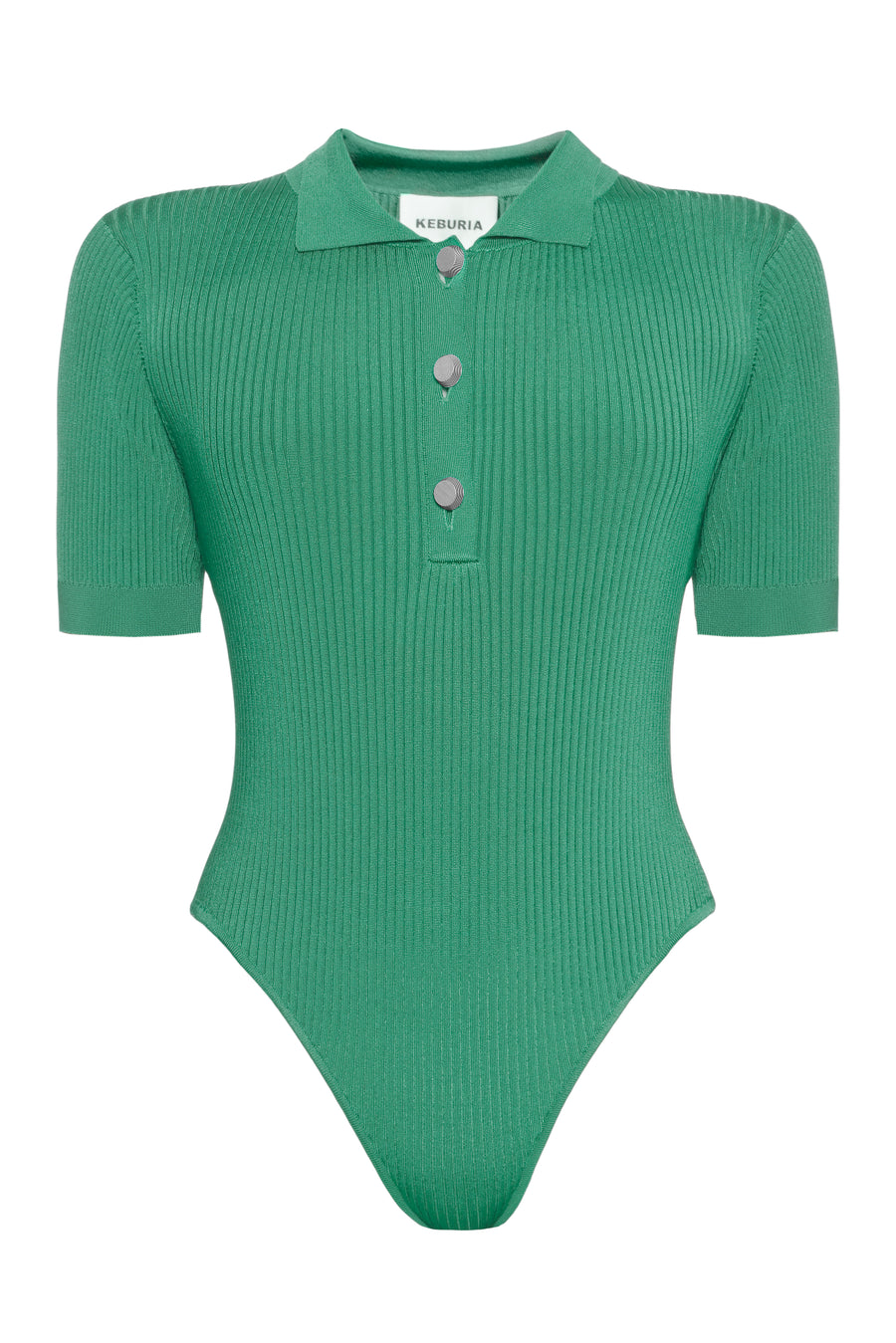 Knit Green Tartan Bodysuit