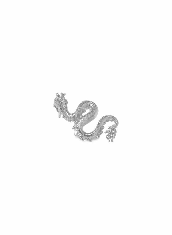 Silver Dragon Earrings XXS