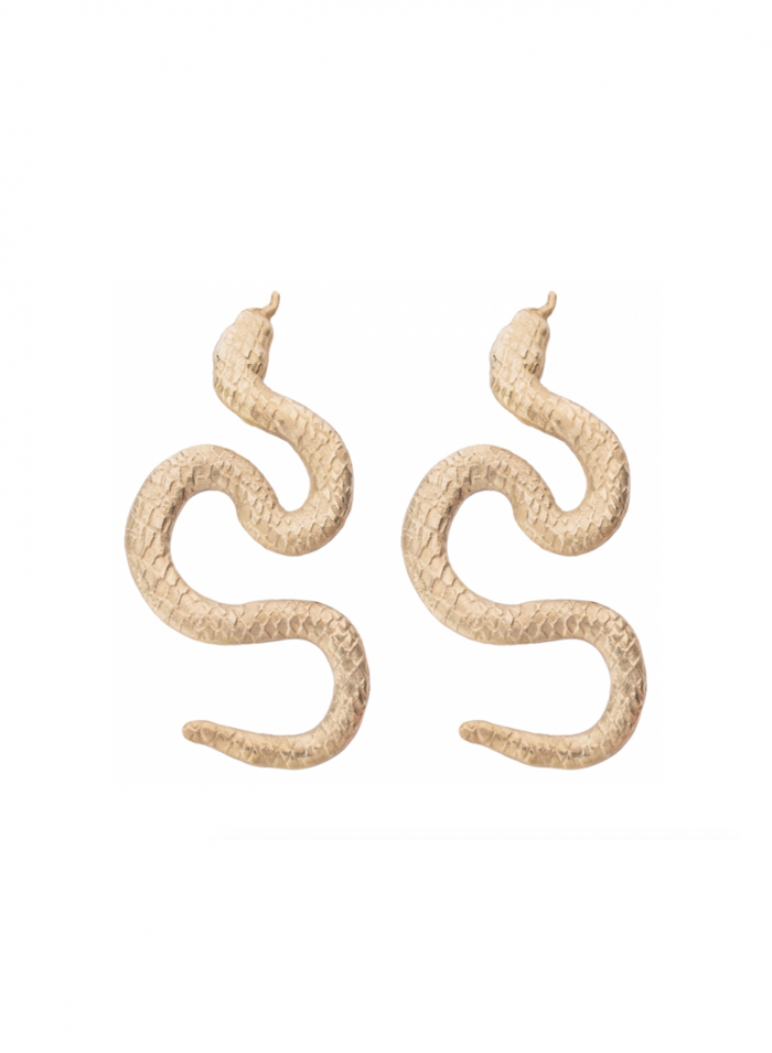 Big Snake Earrings