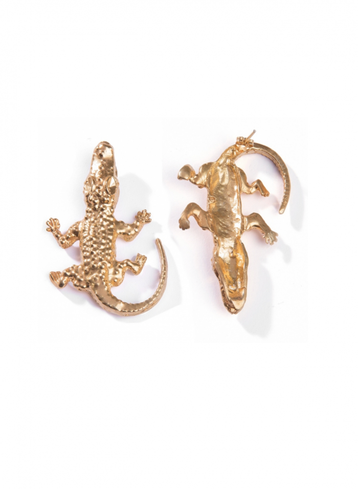 Small Lizard Earrings