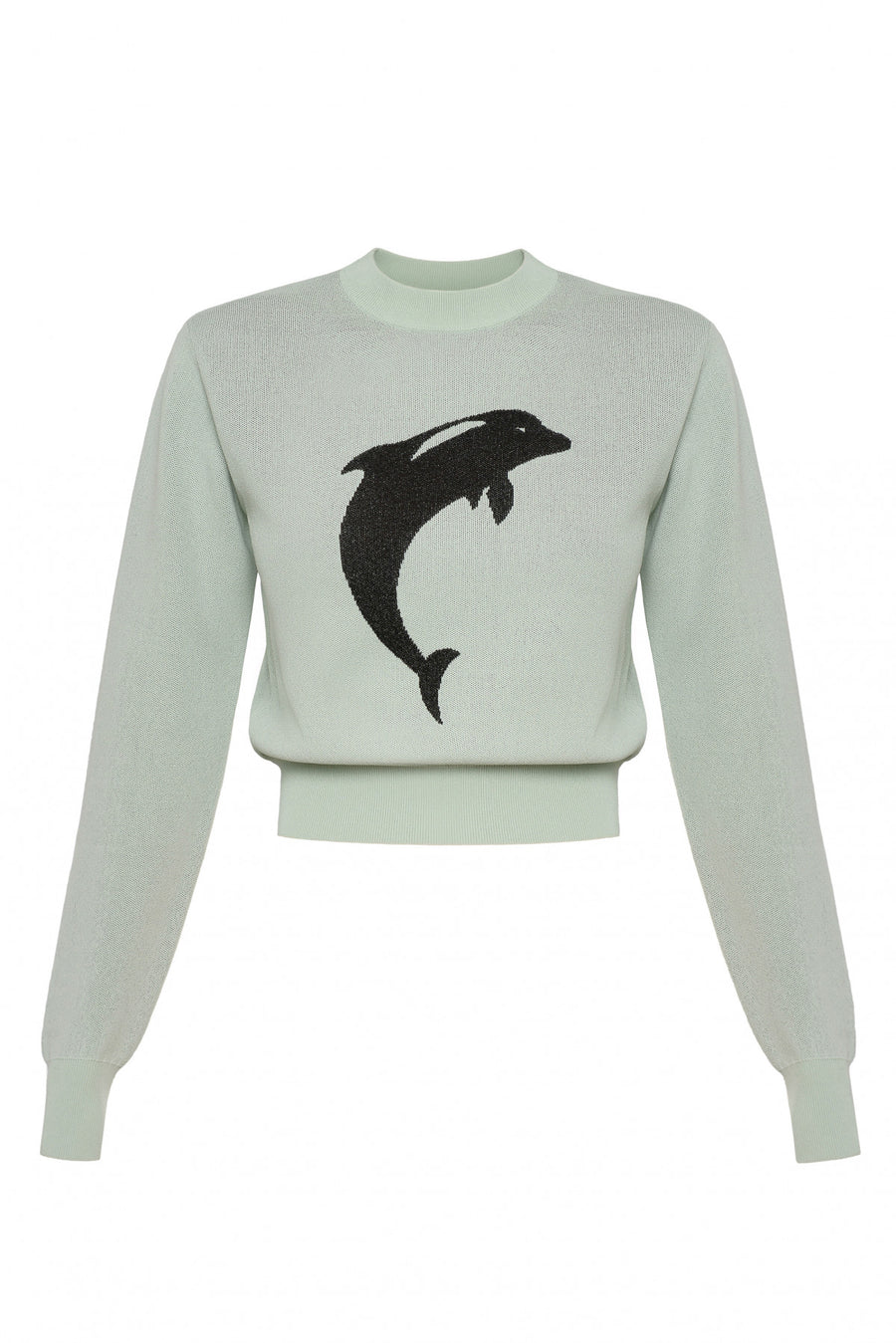 Dolphin Metallic Knitted Sweater